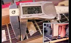 Messen Sie die Fresshöhen