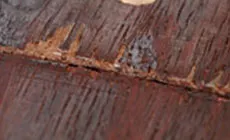 Mittlere schlechte Späne