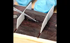 Kleben der Reparatur