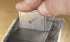 Fret Slot Tiefenmessgerät