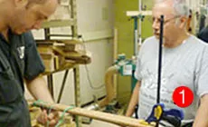 Einwickeln eines Fingerboards Schritt 1