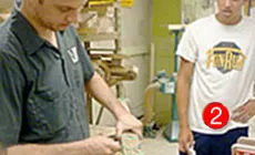 Einwickeln eines Fingerboards Schritt 2