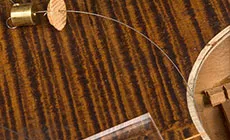 Stollen und Anker auf den Draht schrauben.