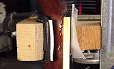 Auspressen des Klebstoffs