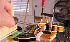 Einstellen der Stange