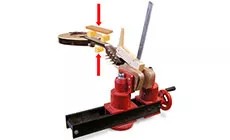 Einspannen einer Mandoline