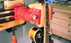 Mandolin vertikal gehalten