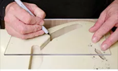 Rückverfolgung auf die Vorlage