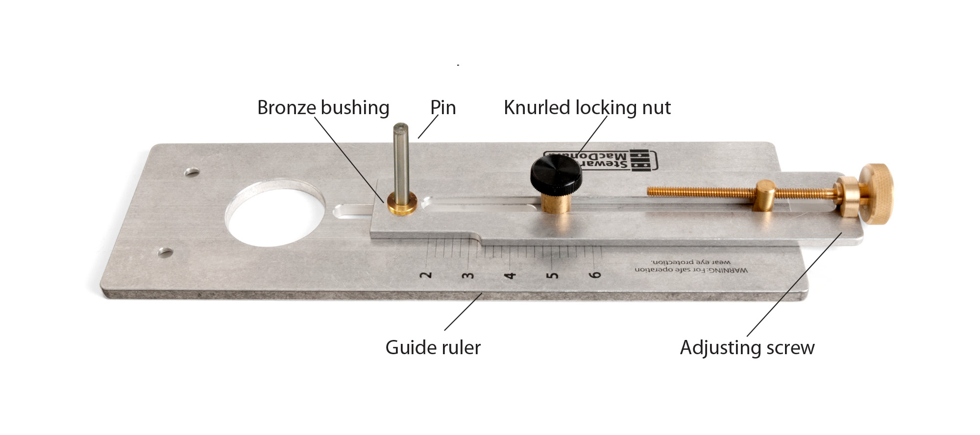 Anweisungen für Soundhole und Rosette Routing Jig