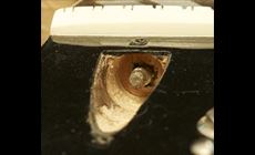 Exposed truss rod