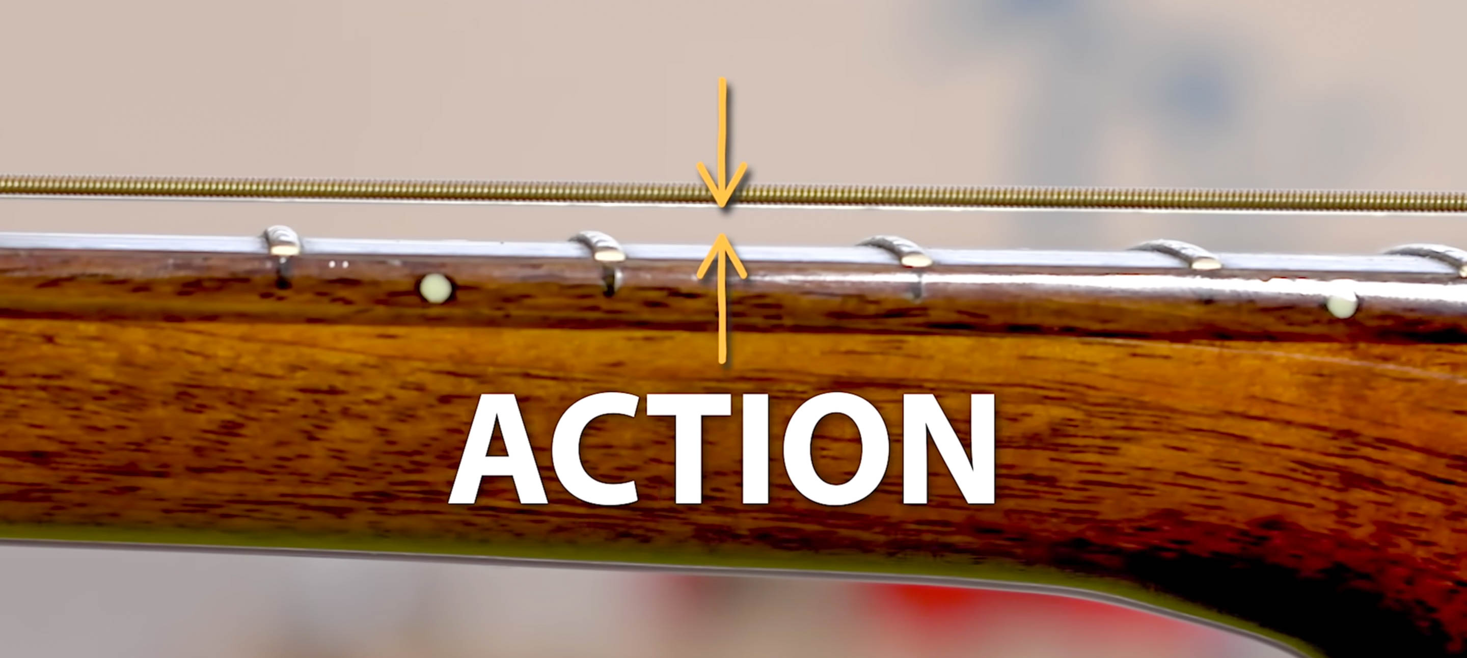 Überprüfen der Aktion mit einem string action gauge