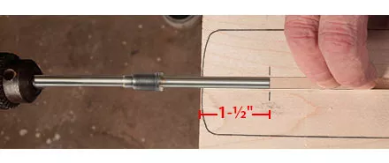 Installation der Niederprofil-Schraubstange