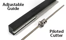 Einstellbare Führung – Vorgesteuerter Fräser