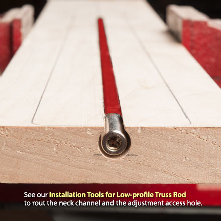 Halsstab-Kanal für flachen Hot-Rod-Halsstab