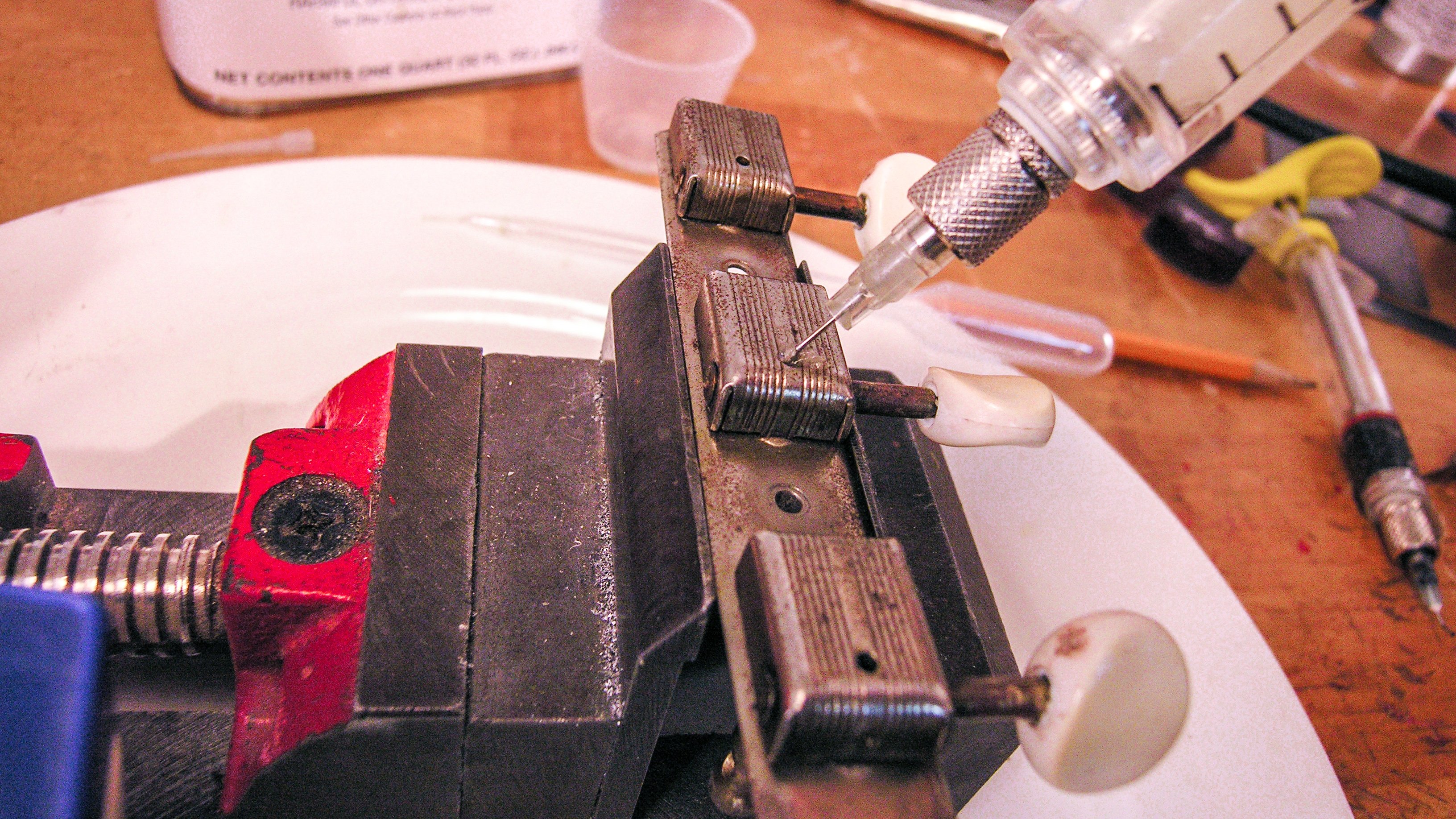 Schmierende Gitarren-Tuner Schmierende Gitarren-Tuner