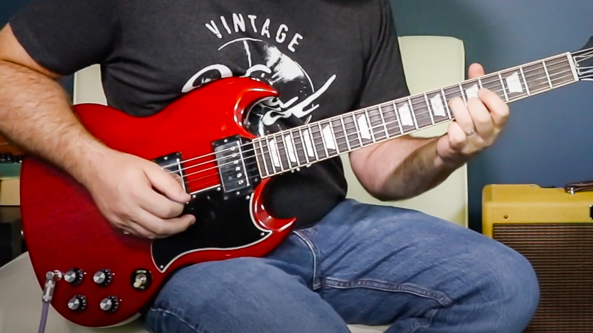 Alnico 5 Parsons Street Humbucker Set Overwound