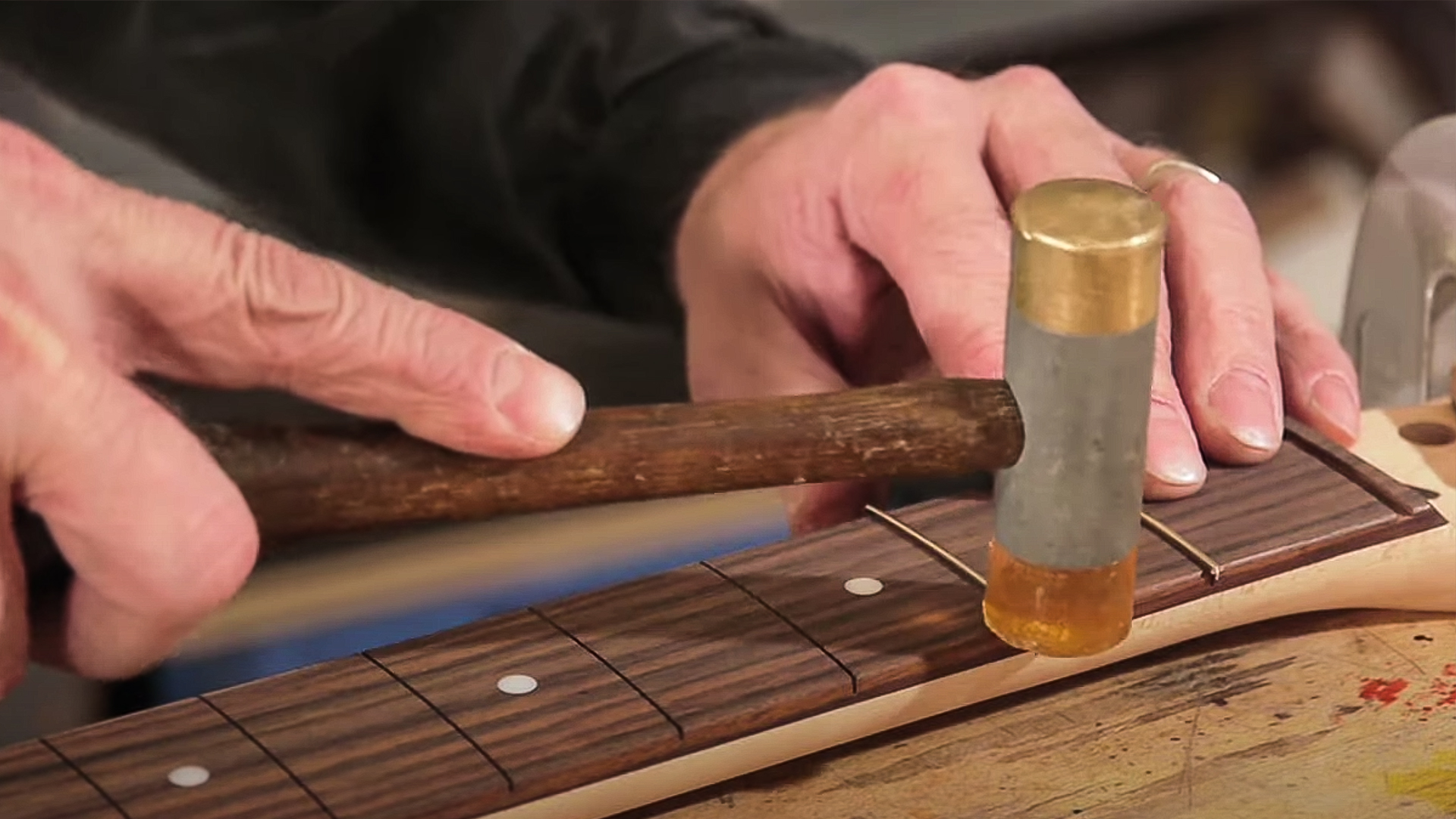 Fret Hammer mit zwei Gesichtern