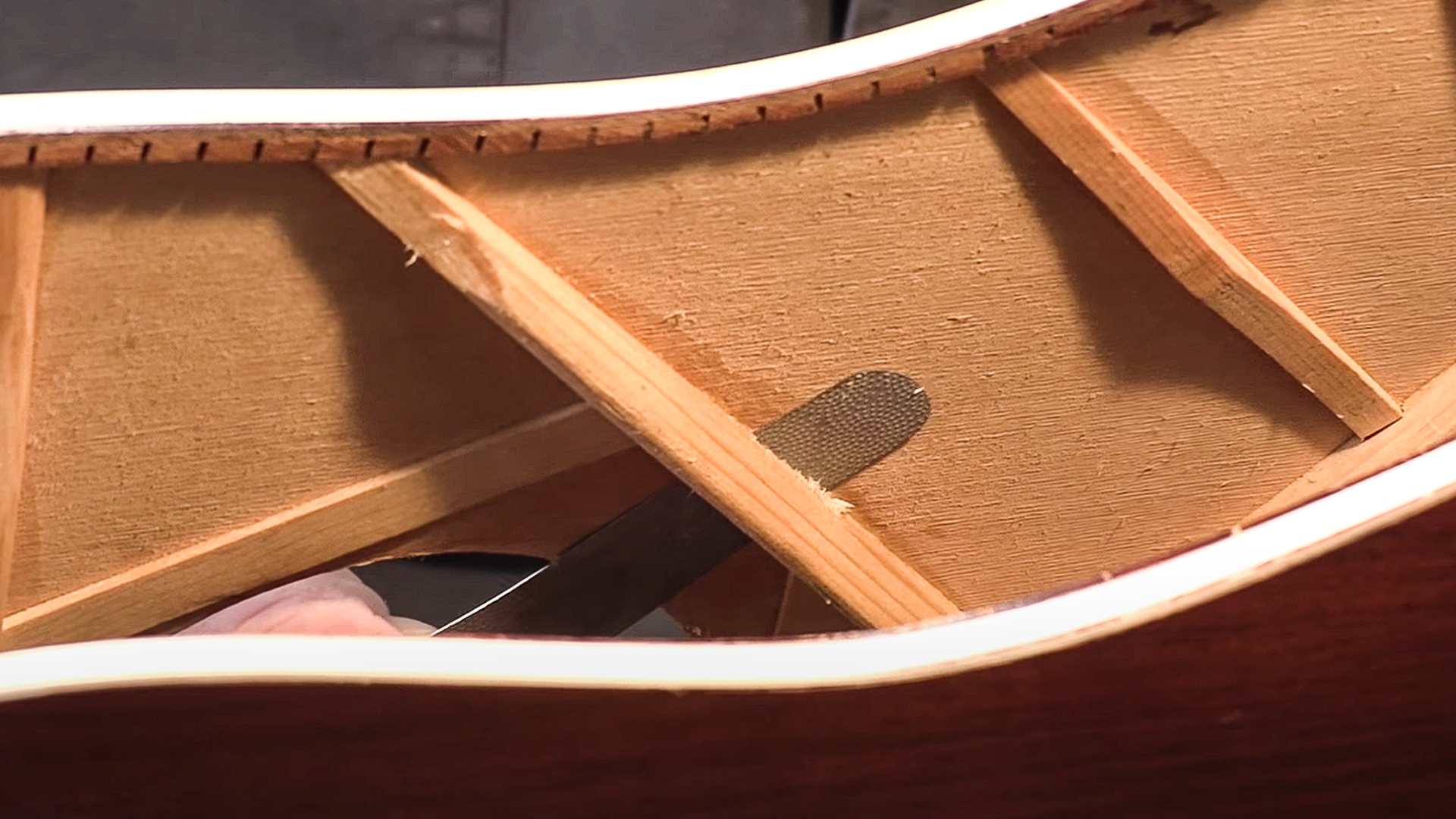 Haifisch: aggressiver Schnitt ohne tiefe Kratzer