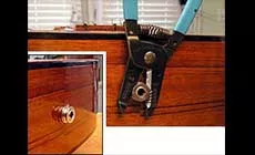 Verschrauben der Bandtaste