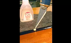 Seitlicher Punkt wird installiert