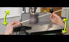 Keep moving while sanding