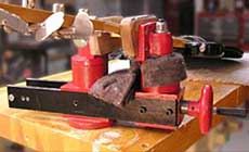 Standard vise installation