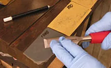 Foto: den Meißel zurückdrehen