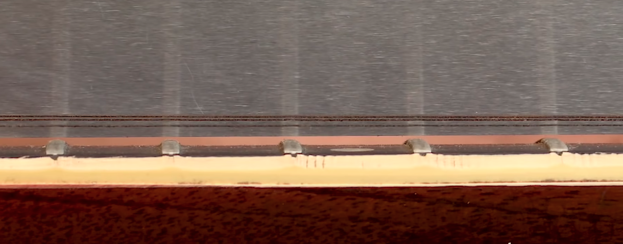 Darstellung der Entlastung mit einem Lineal