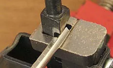 Nahaufnahme von Fret Tang Nipper